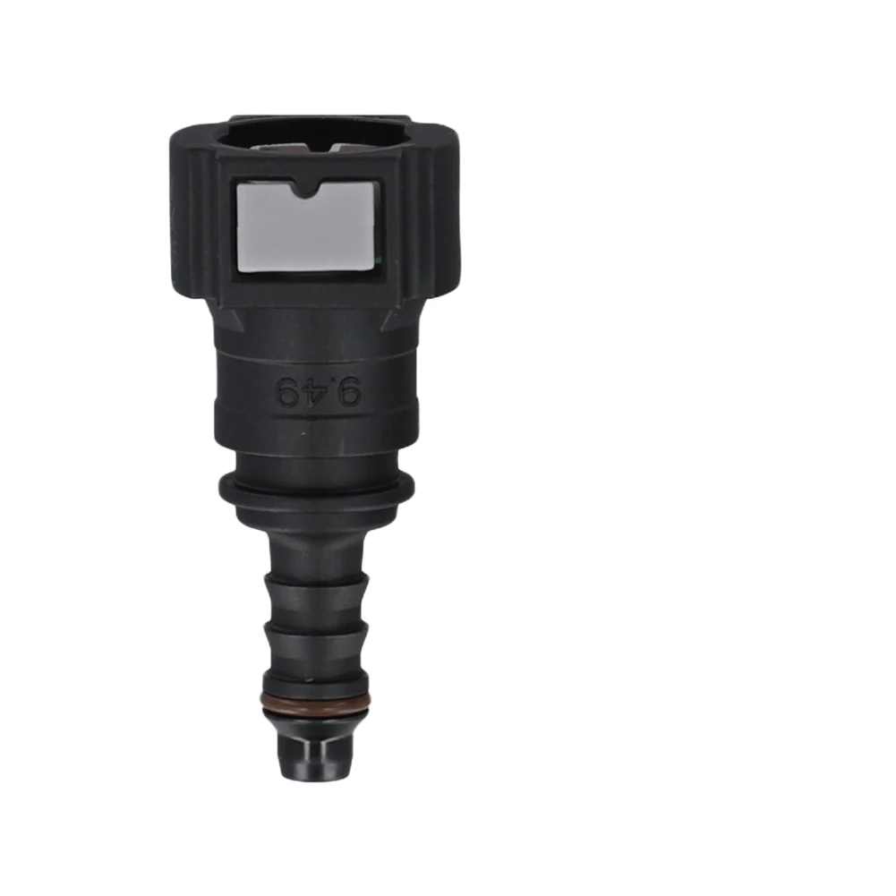 2pcs 5/16 8mm ID Fuel Line Quick Connect Fitting with Straight and Curved Ends for Seamless Hose Installation and Removal