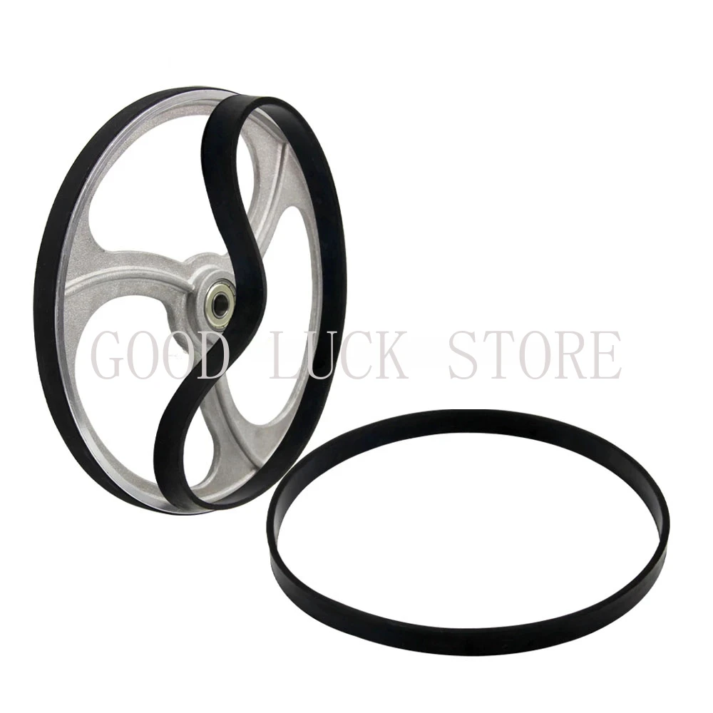 

Bandsaw Rubber Band for 8" 1425mm 9" 1570 12" 2240mm 14" 2560mm WoodWorking Band Saw Tires Scroll Wheel Ring Parts 2pcs