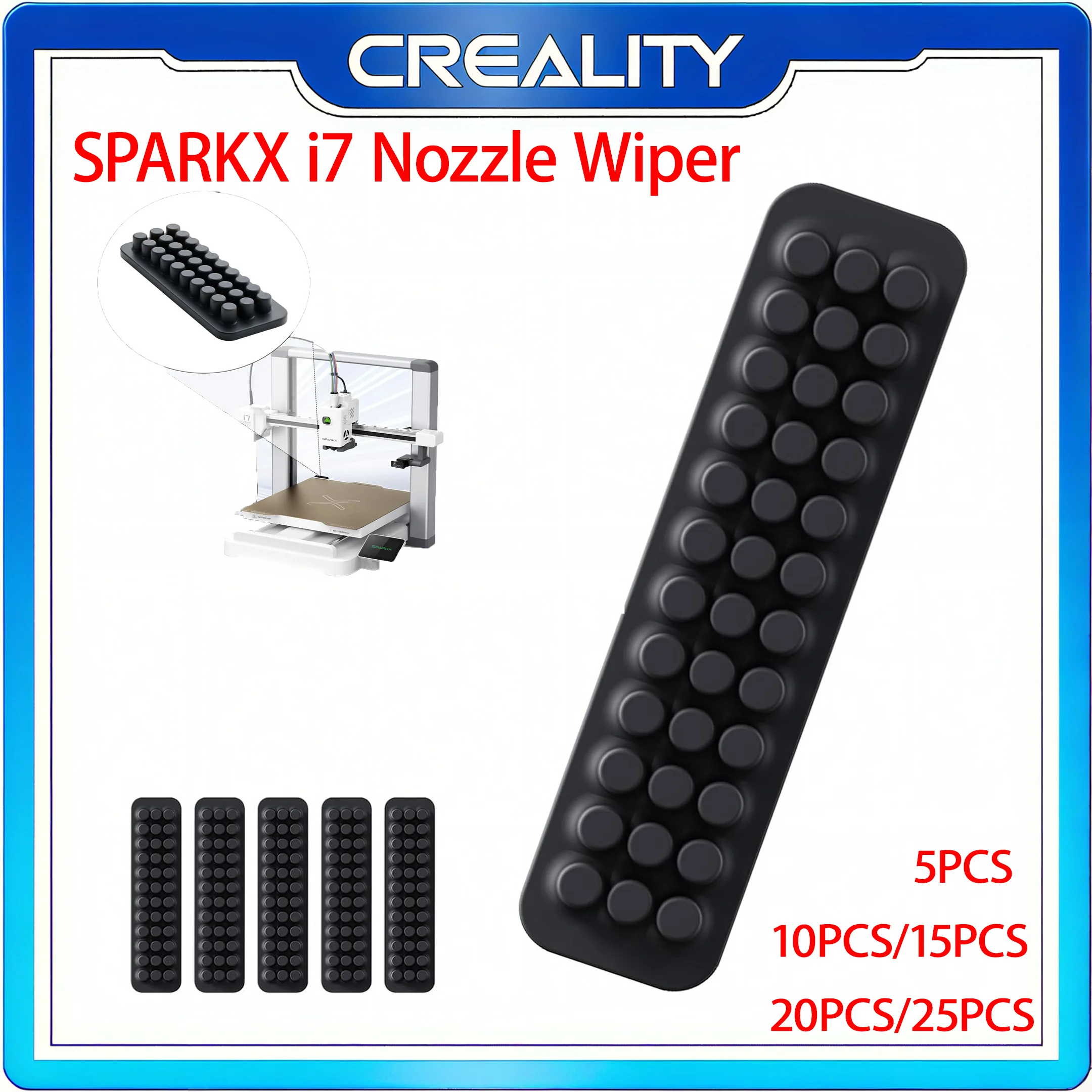 Offizieller Creality SPARKX i7 Düsenreiniger, Düsenreinigungsstreifen zur Entfernung von Filamentresten