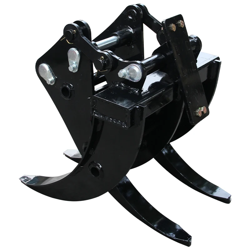 

1-Ton Mini Excavator Compatible Metal Grapple Grabber for mini Excavators, with 42.25-Inch Maximum Opening Distance