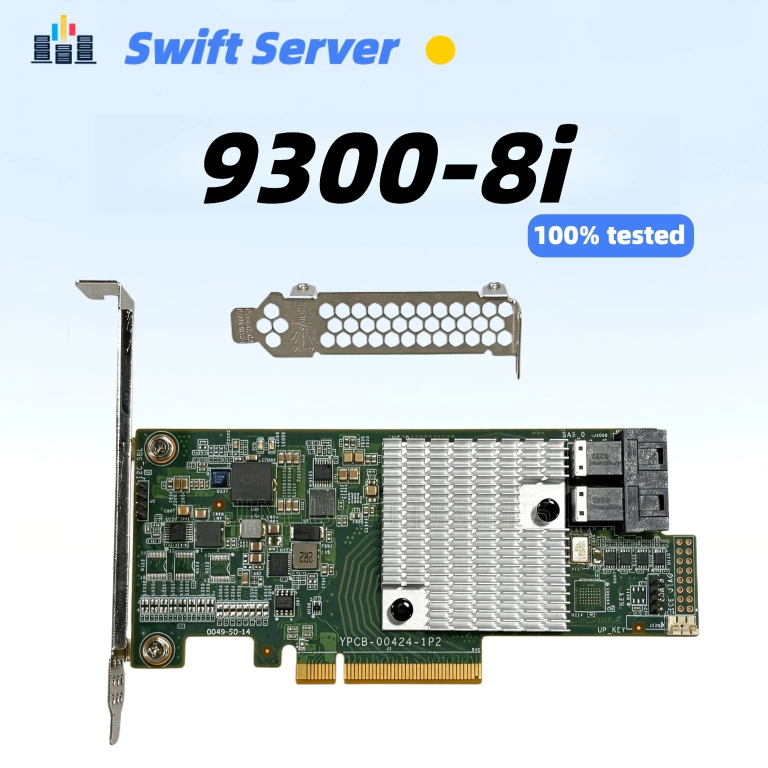 For Inspur LSI SAS3008 9300-8i SATA / SAS HBA Controller 12Gbps IT Mode ZFS TrueNAS