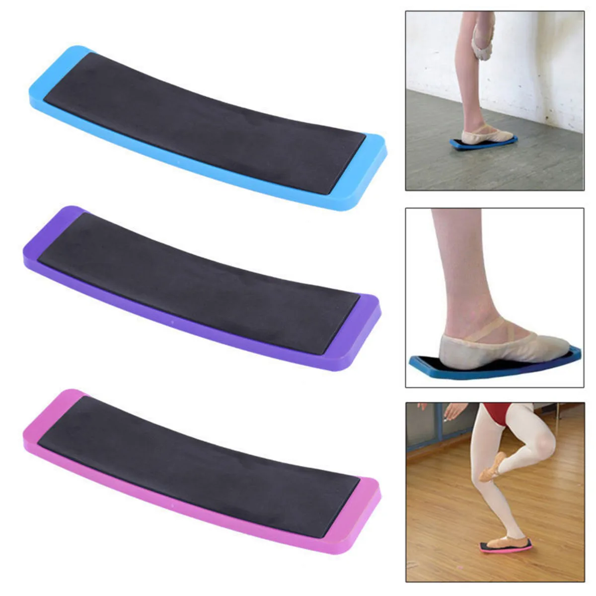 

Ballet Turn Board Blue Lightweight Portable For Full Balance Technique Cheerleaders Dance