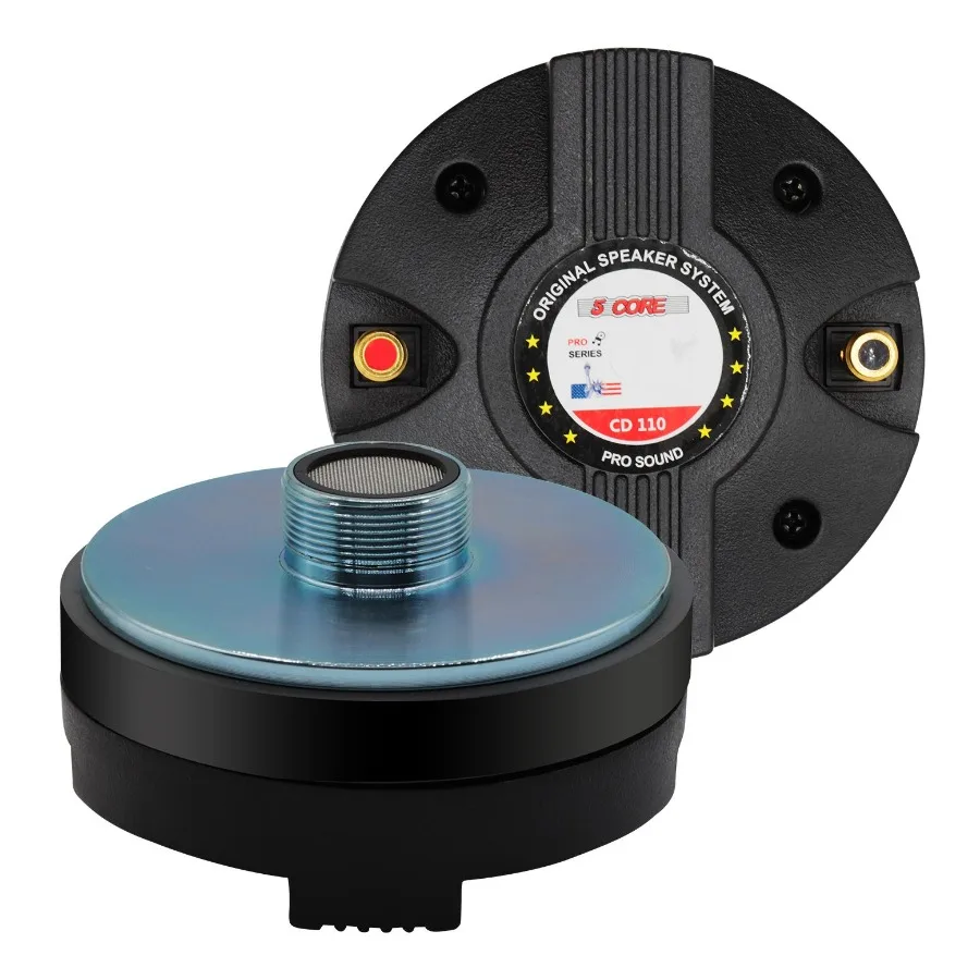 

5 Core Compression Driver 3.5 Inch Tweeter Horn Throat 220W Peak Loud 8 Ohm Titanium Diaphragm