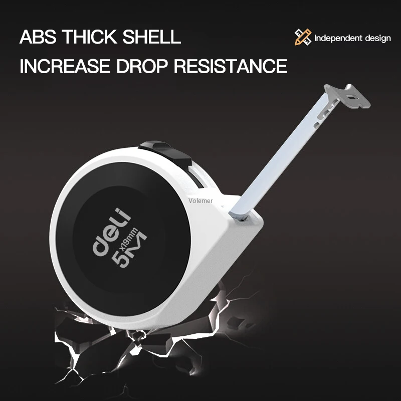 Youpin-sistema de cinta métrica de acero de precisión, herramienta de construcción profesional retráctil, cinta de medición de bloqueo automático, 3m, 5m