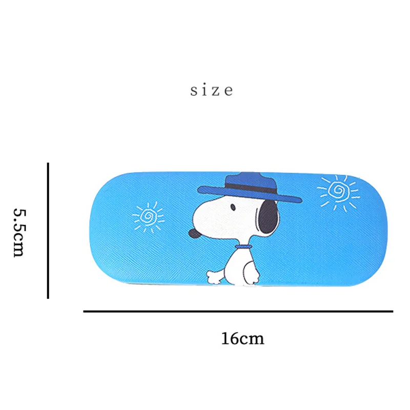 Snoopys Glasses Case Cartoon Dog Eyewear Protective Cover Hard Shell Anime Figures Sunglasses Box Cute Birthday Gift