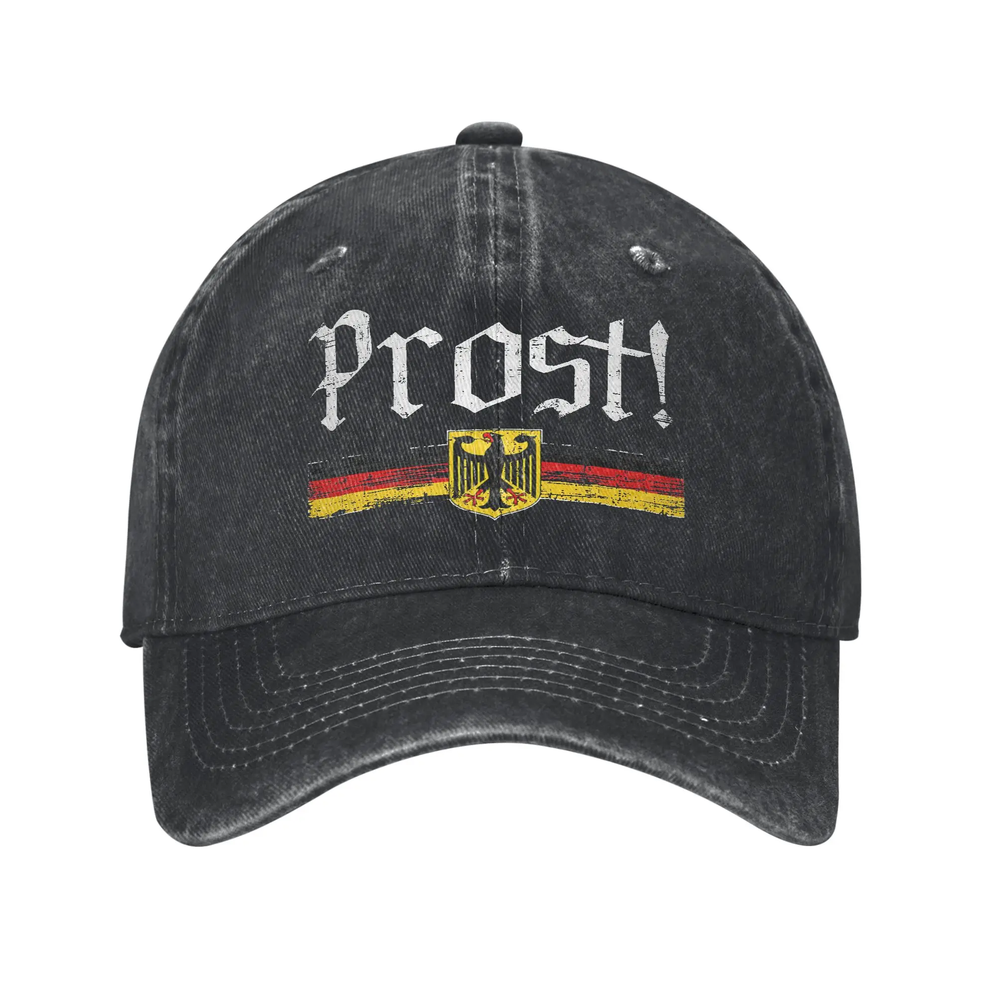 Oktoberfest Drinking Men Women Vintage German Flag Prost Casual Baseball Cap For Women Men Summer  Outdoor Sports Hip Hop Hats