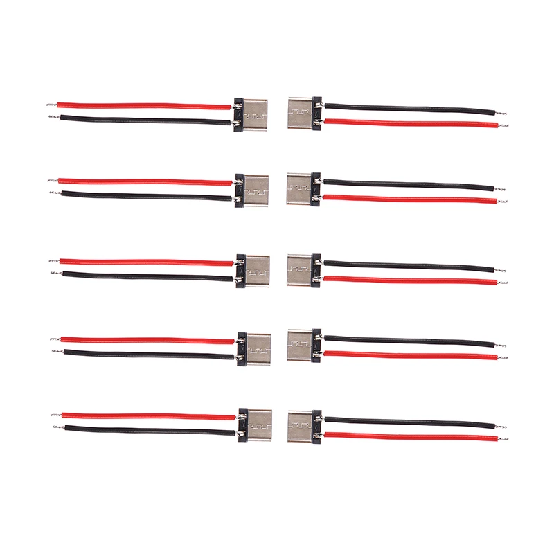 10 шт., 2 контакта USB Type-C