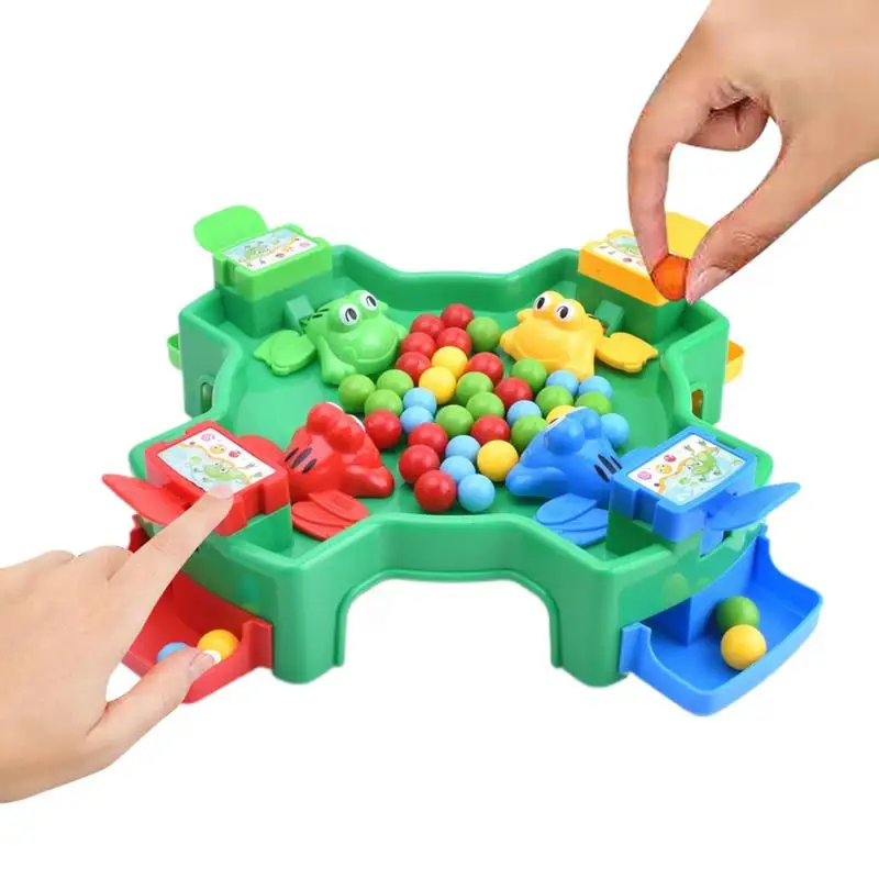 Hungry Frog Game Cute Eating Bead Hungry Frog Toy Intense Game Of Quick Reflexes Classic Kids Board Game Fine Motor Training For