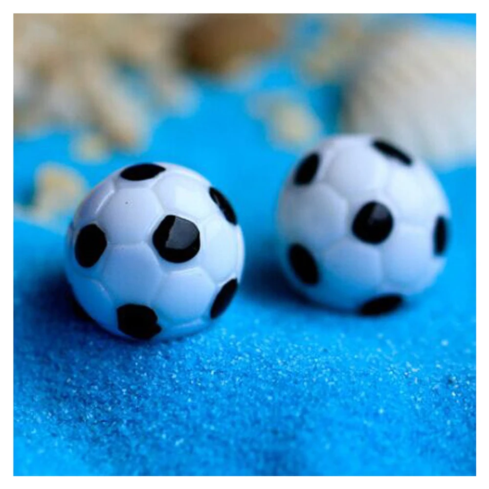 AA26P Dollhouse Miniature Bonsai Craft Garden Landscape Diy Footballs Decor 10 pcs