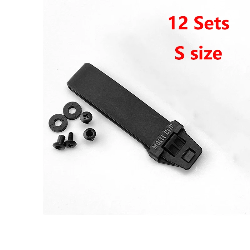 

12 Sizes 3 Colors With Screws Knife Sheath Kydex Scabbard Holster MOLLE Clip Connection Buckle Accessory Backpack Belt Connect