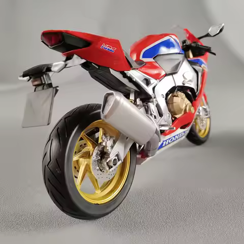 1:9 Honda CBR 1000RR Motorcycle Racing Alloy Diecast Model Motorcycle Light Collection Simulated Ornaments Dieplay Birthday Gift