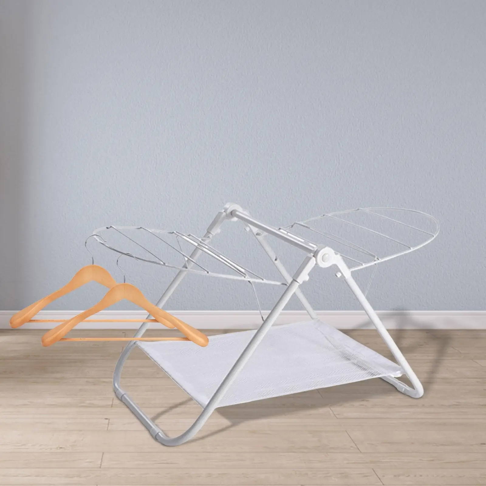 Clothes Drying Rack ,Gullwing Drying Rack, Mobile Clothes Airer Foldable Laundry