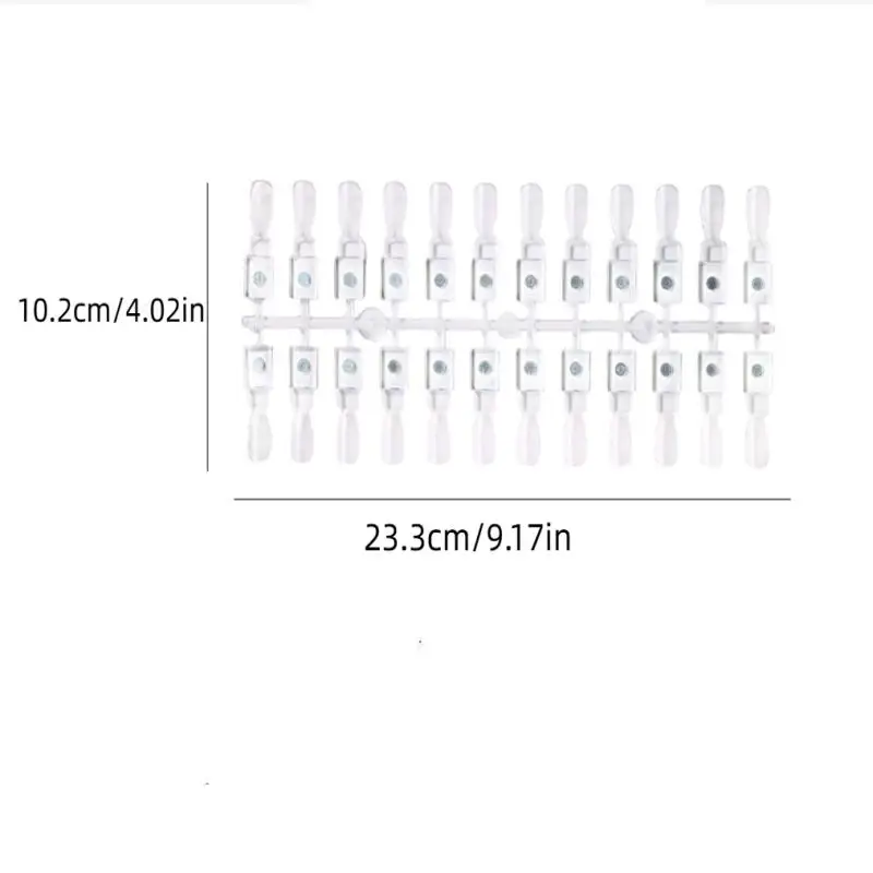 24개입 매니큐어 컬러 차트 자석형 인조 손톱 팁 디스플레이 투명 컬러 카드 매니큐어 젤 스탠드 보드 네일 팔레트 네일 글루 연습용