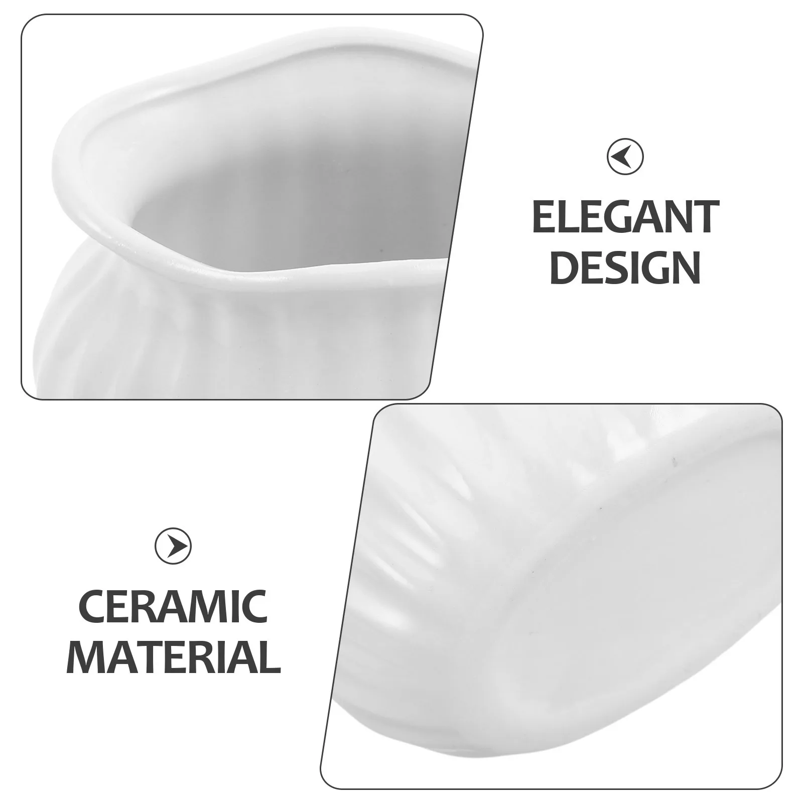مزهرية سيراميك بيضاء حديثة، مزهرية زهور أنيقة لغرفة المعيشة، قطعة مركزية لطاولة الطعام، ترتيب زراعة بسيط للطازجة #5