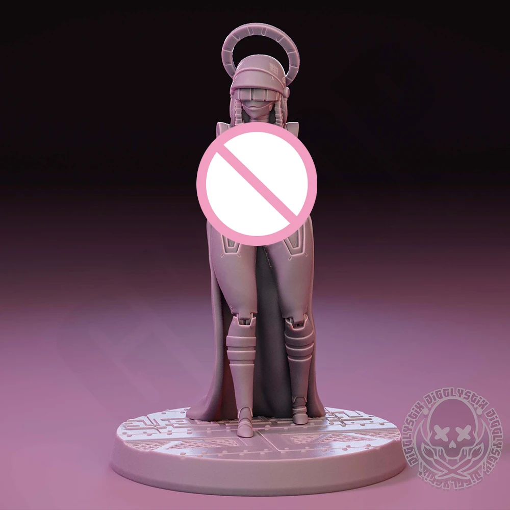 

Sexy Automoton Lady NSFW 1/24 Scale Resin Figure Model Kit Rabbit Unassembled Unpainted Doll 3D Printing DIY Statue Crafts Toy