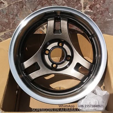 

Custom Gunmetal 15 Inch Forged Wheels JDM 5x114.3 4x100 SA3R Alloy Rims 3 Spoke Forged Wheels