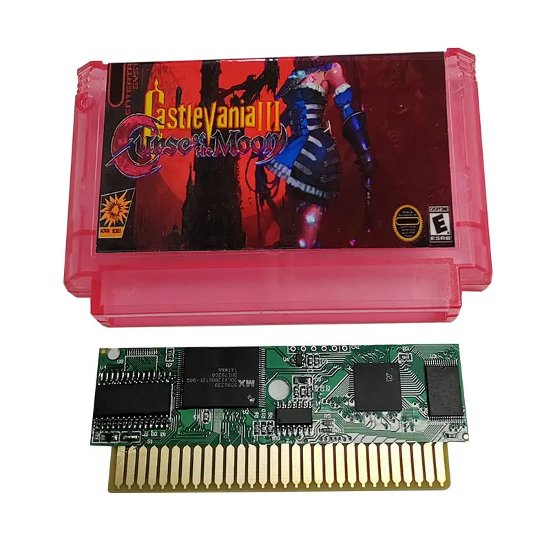 Castlevania NES FC 8 Bit Game Cartridge For 60 Pin TV Game Console