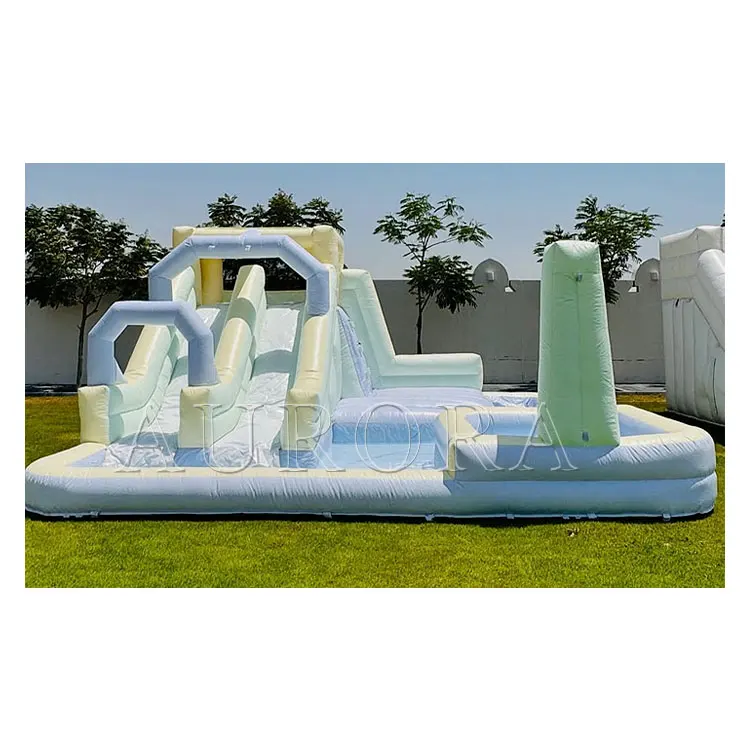 

Commercial Outdoor PVC Inflatable Bouncy Castle with Blower Double Slide Pool and Water Slide Park Unisex Kids' Bouncer