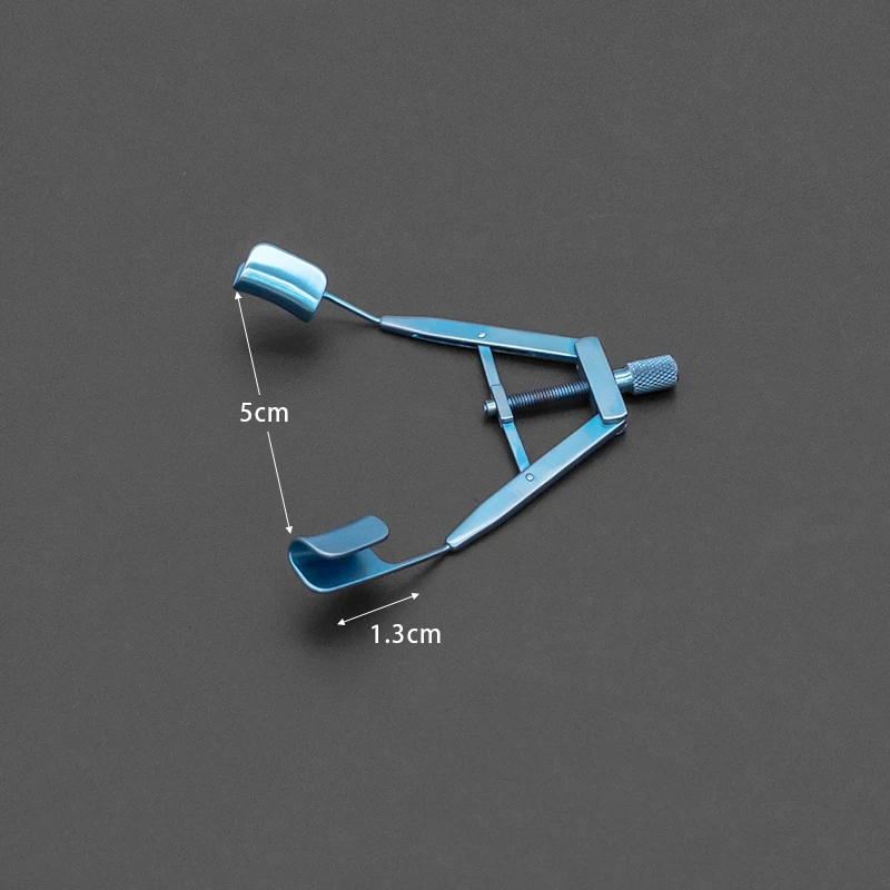 Dilatador microscópico de párpados, instrumento oftálmico, doble párpado, ajustable, dilatador de prueba de ratón