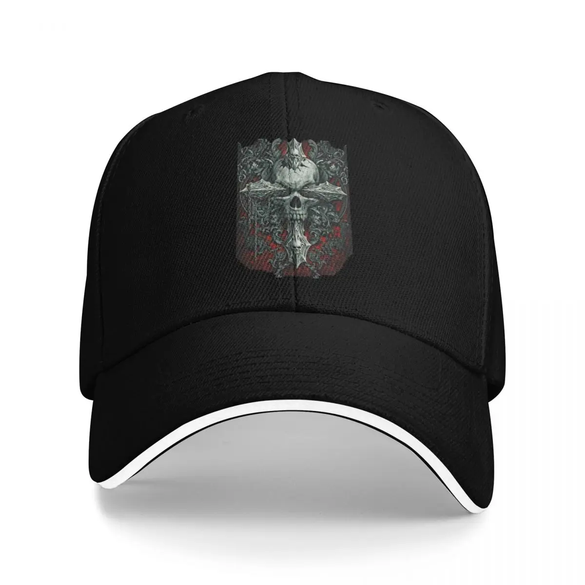 

Celtic Cross Skull with Cross In eyes Baseball Cap Trucker Hat |-F-| hats on offer luxury caps Men's Caps Women's