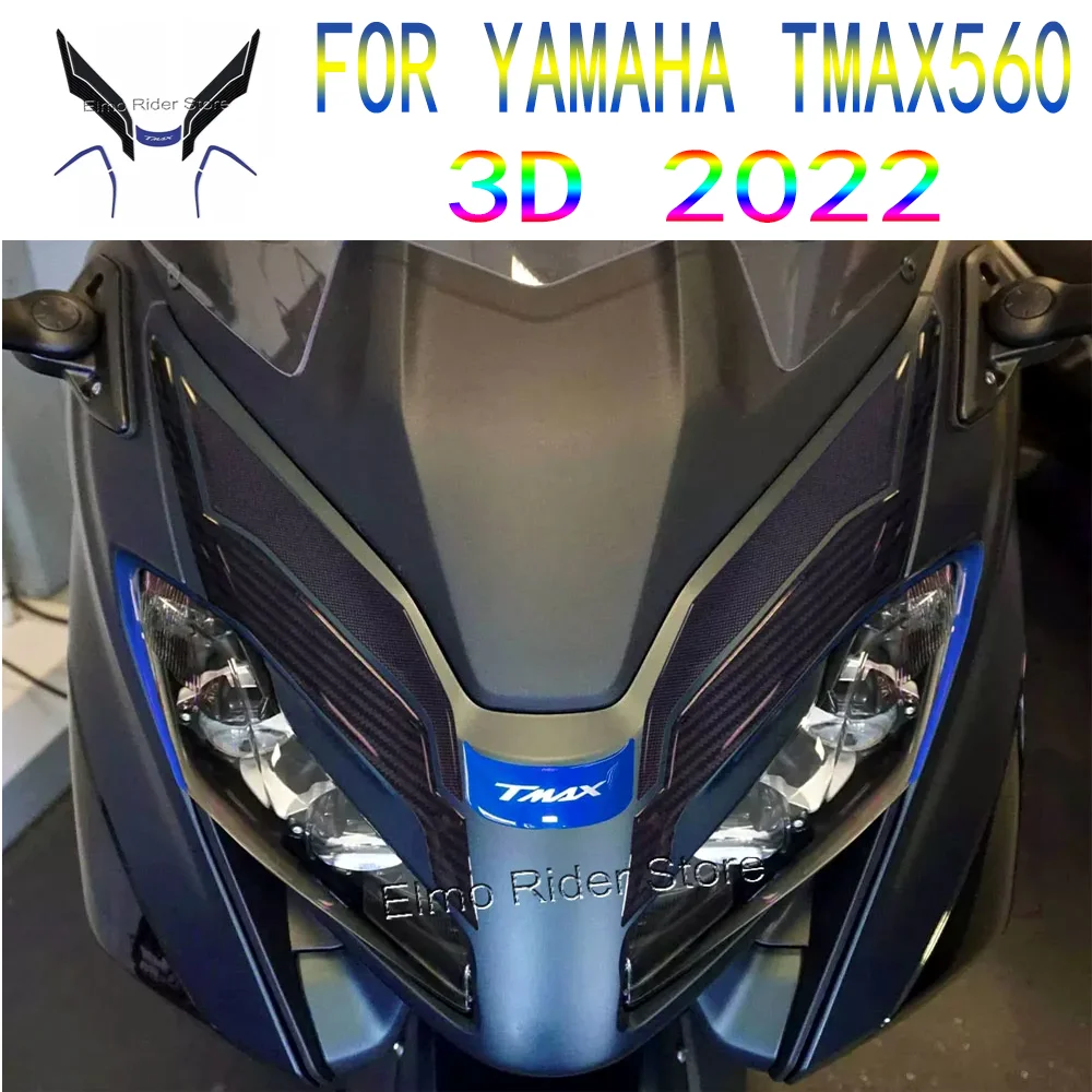 

For Yamaha T-max Tech Max Tmax560 Tmax 560 2022 Motorcycle Front Protection Scooter Stickers Waterproof Decal