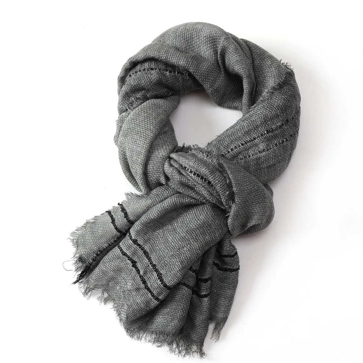 

Cotton Linen Men's Scarf Fashion Striped Plaid Men Scarves Male Accessories Pashmina Muffler Casual Short Tassel Bufanda Shawl