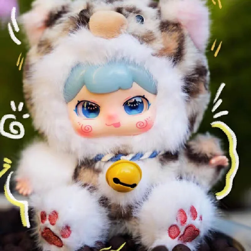 本物の Babythree 少し陰毛ラッキーベルぬいぐるみブラインドボックス Cuteornaments 女の子の誕生日プレゼントルーム装飾ぶら下げ Decorat