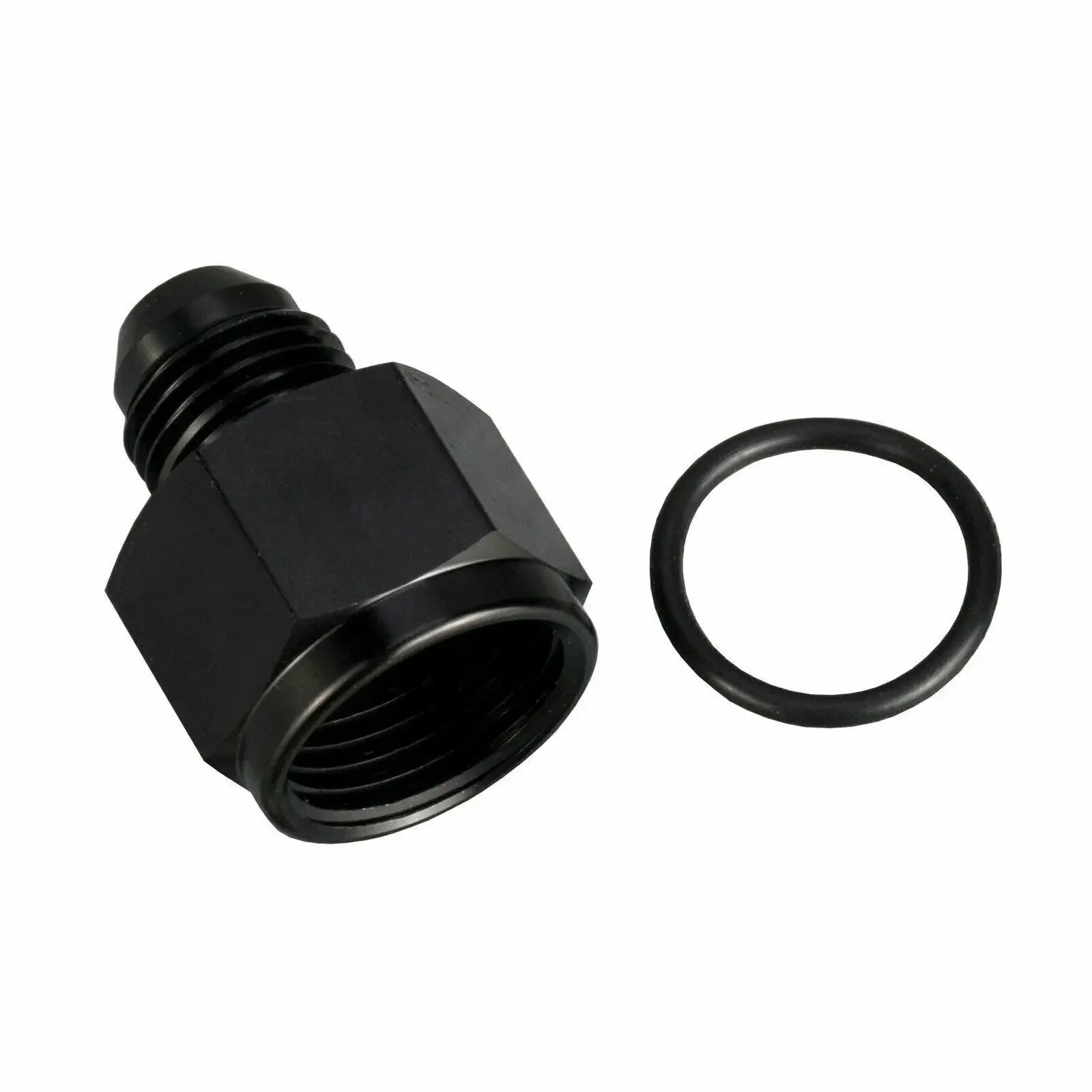 Universal -10 AN Female -6 AN Male AN Flare Fitting Reducer Adapter 10AN To 6AN Black