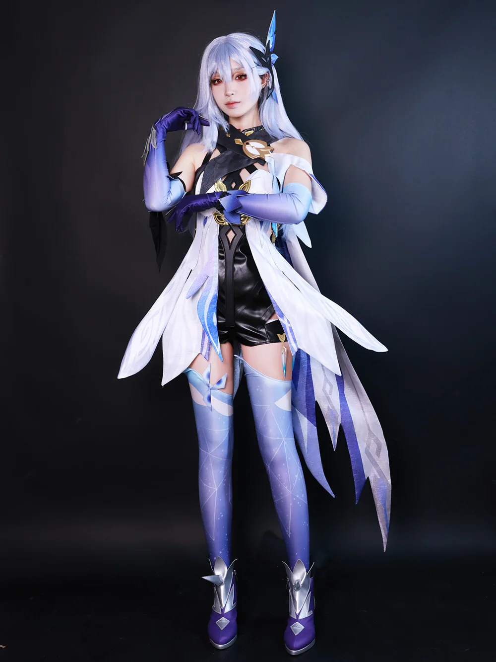 Costume de Cosplay de Skirk Genshin Impact, Uniforme de Carnaval Adulte, Perruque, Anime, Costumes de ixd'Halloween, MasTim ade, Jeu pour Femme