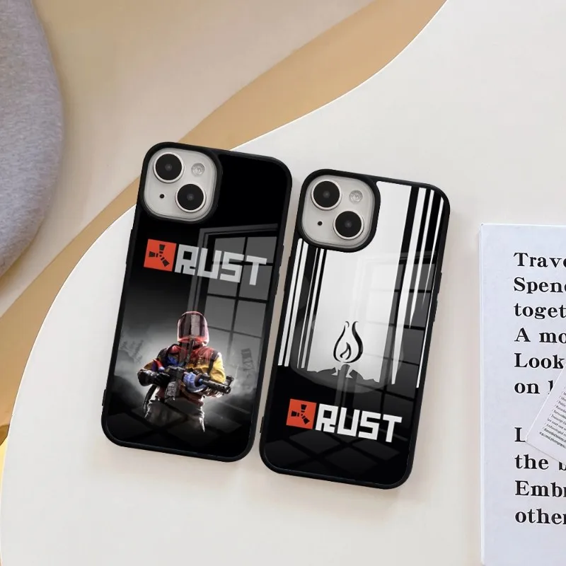 RUST Game Phone Case For Iphone 14ProMax 11 12 13 Pro Xs Max Mini Xr X 7 8 6 6s Plus PC+TPU Coque