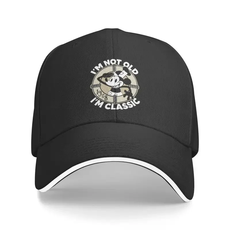 Personalized Disney Mickey Mouse Steamboat Willie Baseball Cap Men Women Adjustable Dad Hat Streetwear