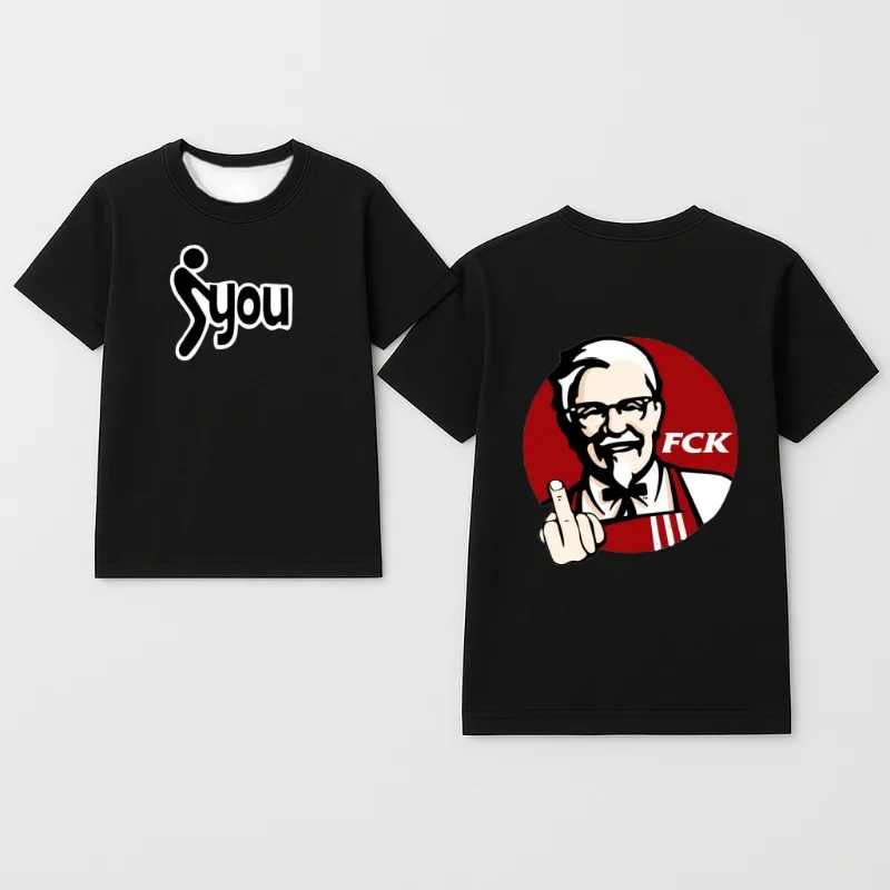 

Забавная футболка с 3D-принтом оригинального дизайна, узор на средний палец, праздничная одежда унисекс, уличная одежда, одежда для пар