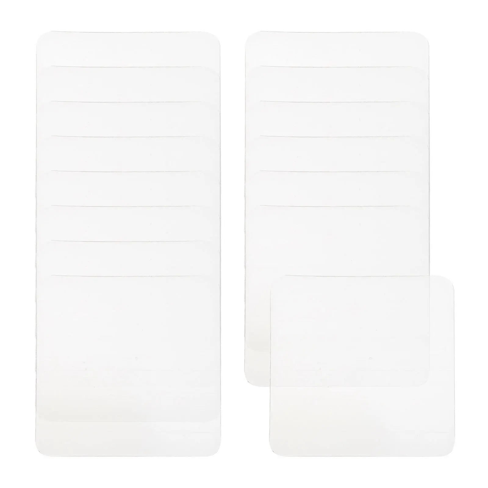 

15Pcs Transparent Double Sided Rug Pad Gripper Sticker Non Marking Adhesive Tape for Rugs Floor Carpets Mats