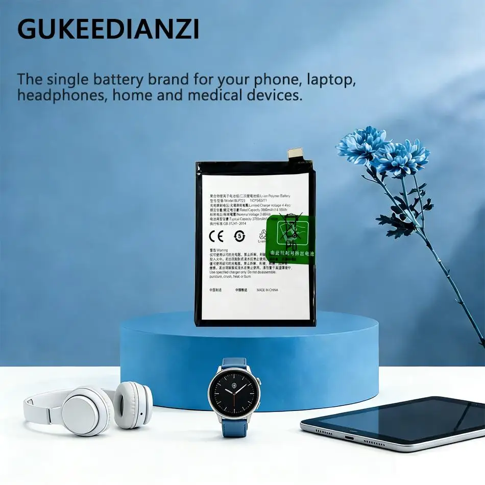 

Аккумулятор для мобильного телефона 3765 мАч BLP723 Premium, замена для Oppo Realme X