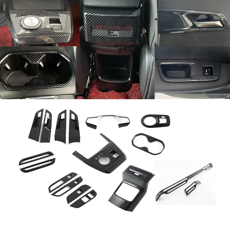 For MG 4 MG4 EV Mulan 2022 2023 2024 Interior Accessories Air AC Outlet Door Handle window switch gear Panel Cover AC Sticker