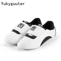 Zapatos de Taekwondo para niños, zapatos transpirables para hombres, artes marciales, Karate, Kung Fu, gimnasio, Fitness, entrenamiento, deportes, culturismo, Wushu