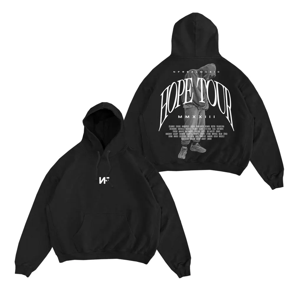 NF Rapper Hope Tour Hoodies Merch For Men/Women Street Style Fashion Sweatshirt Long Sleeve Hoodie Streetwear