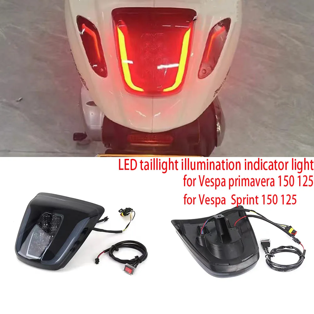 

New For Vespa Sprint 150 125 Primavera 150 125 Motorcycle LED Front Rear Turn Signal Indicator Light Signal Light Taillight