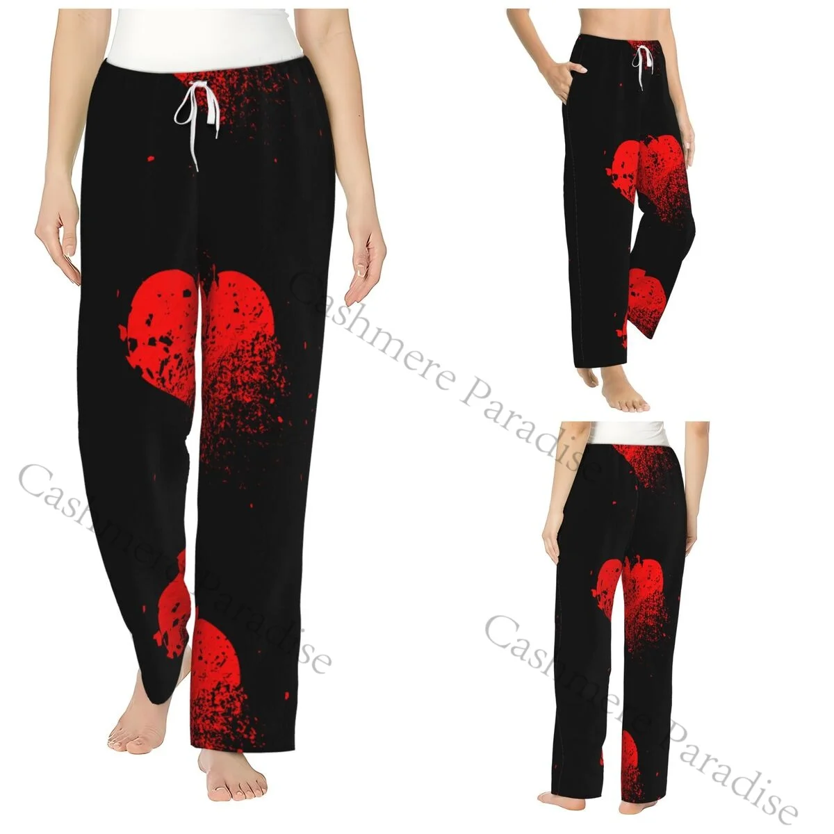 

Abstract Shape Warm Women Pajama Pants Flannel Sleep Bottoms Soft Fleece Loungewear