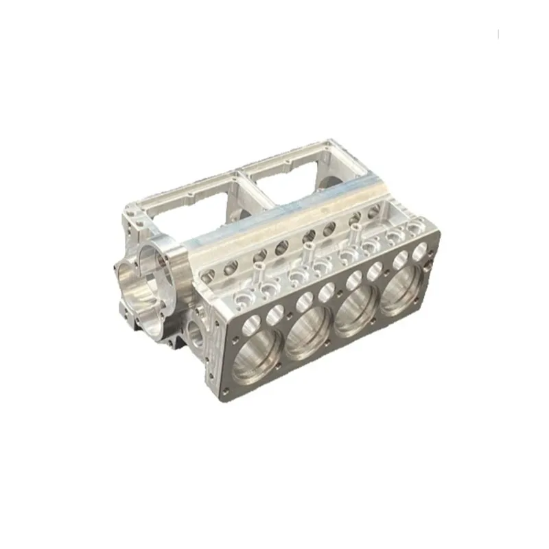 CNC Machining Custom Aluminum Alloy Precision Mechanical Multi-Cavity Cylinder Block Parts Non-Standard Engine Block