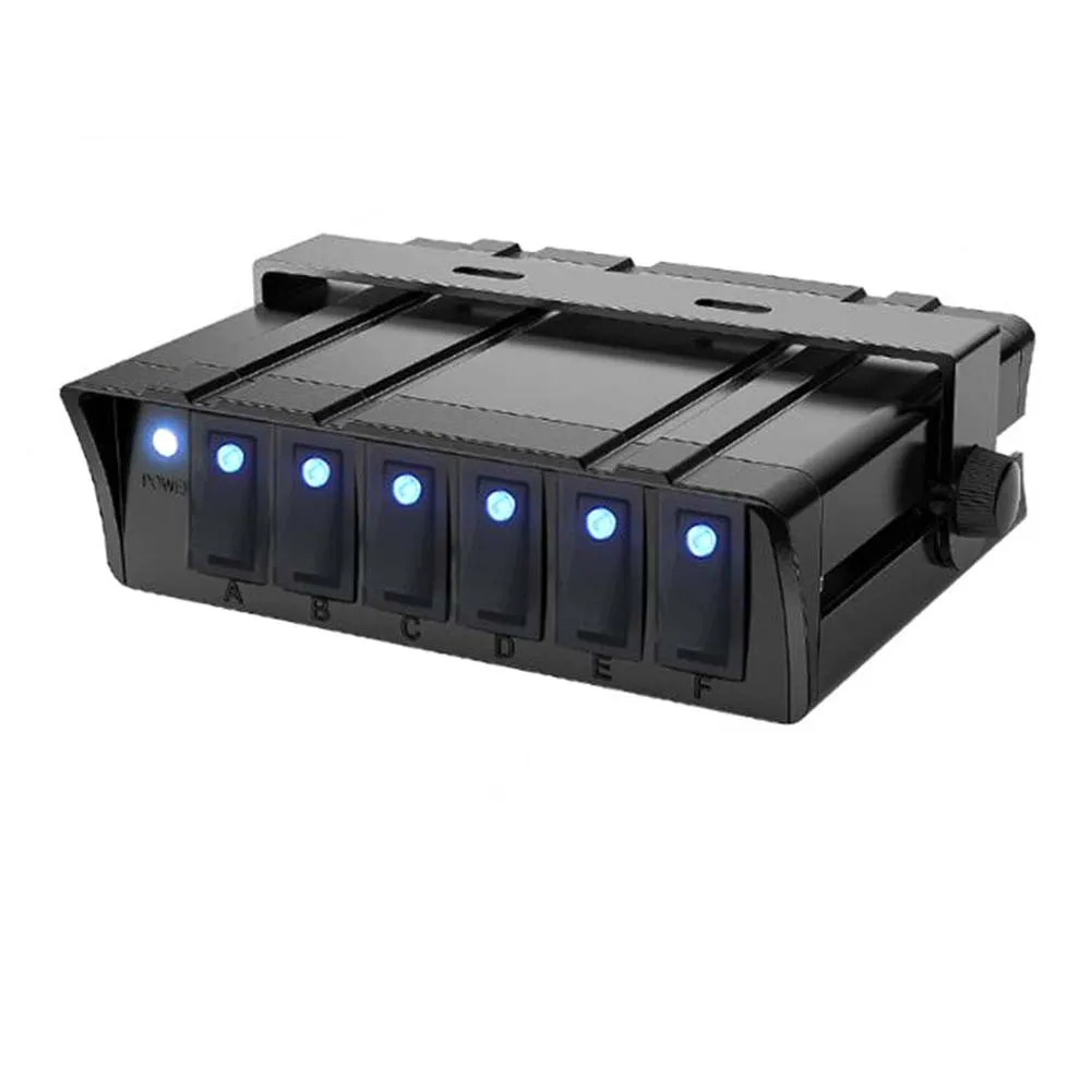 

Rocker Switch Control Panel with LED Indicators Waterproof and Dustproof Design for Reliable Performance in Vehicles