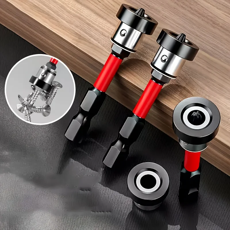 1pc Multifunctional Phillips Screwdriver Head, S2 Steel Magnetic Ring Positioning, Waterproof and Dirt-Proof, Suitable for