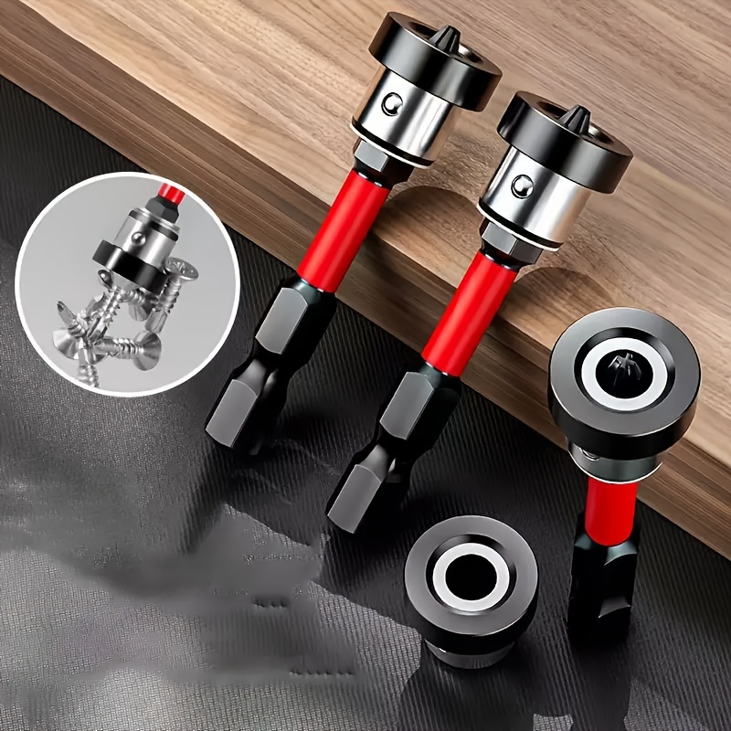  1pc Multifunctional Phillips Screwdriver Head, S2 Steel Magnetic Ring Positioning, Waterproof and Dirt-Proof, Suitable for 