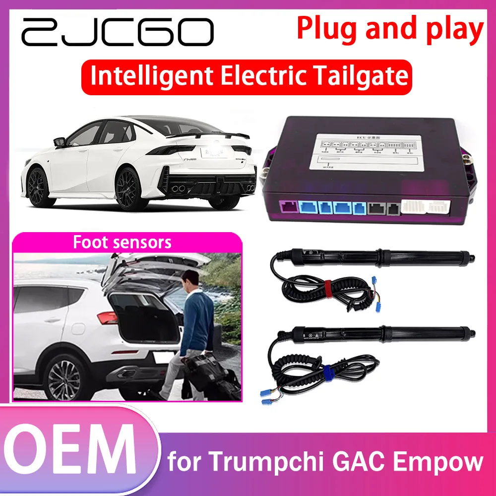 

ZJCGO Electric Tailgate Lift Drive Trunk Opening Tail Gate Lift Soft Close Car Door for Trumpchi GAC Empow 2021 2022 2023 2024