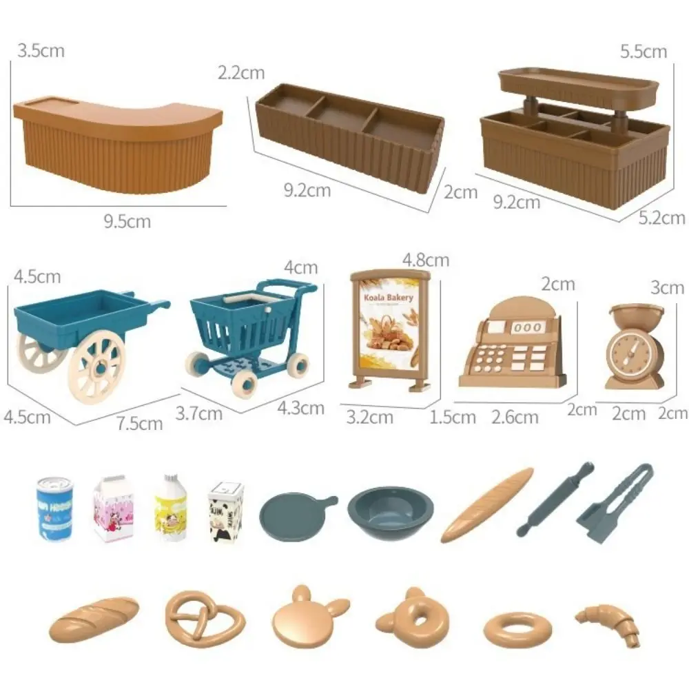 Nuovi mobili di simulazione in scala 1/12 fai da te multi stile casa delle bambole micro modello per bambini