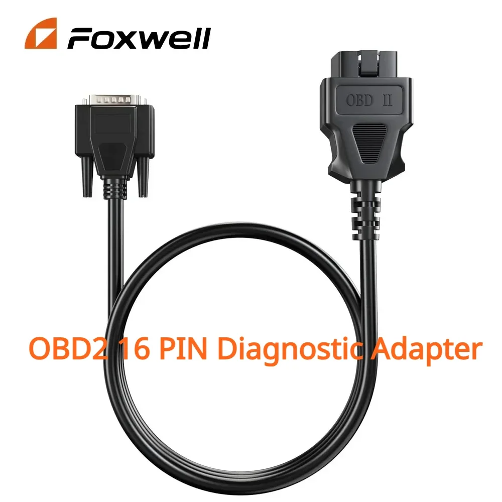 

Foxwell Diagnostic Scanner Original Cable OBD2 16 PIN Diagnostic Adapter for NT650/ NT624/ NT604/ NT614/ NT644 Elite/NT630 Plus