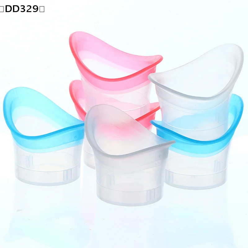 2 Stück Augenspülbecher aus Silikon, wiederverwendbar, weicher Augenwaschbecher, Augenspülbecher〔DD329〕