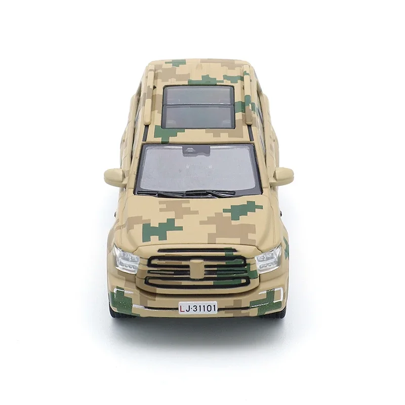 XCARTOYS-Alloy Die-Cast Car Model, Toy Tank, 500 Sport Edition, Areia Cor, Camuflagem Digital, Brinquedo para Crianças, Presente de Natal, Meninos, 1, 64