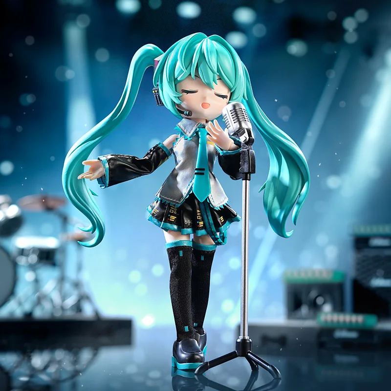 Blokees Hatsune Miku بنة الكرتون أنيمي الجمعية تمثال لعبة أطفال اللعب دمية جمع أرقام هدية