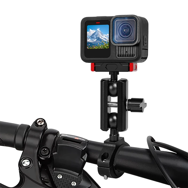 لاستبدال GoPro طقم قاعدة مغناطيسية من الألومنيوم سريع الإصدار 360 °   حامل ثلاثي القوائم للتخميد لكاميرا Hero 12/11/10/9/8 Max Action